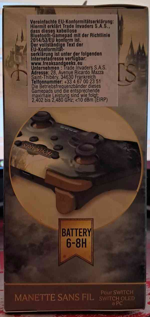 🎮 Bezdrátový ovladač Hogwarts Legacy – NOVÝ, SKLADEM 🎮 - foto 9