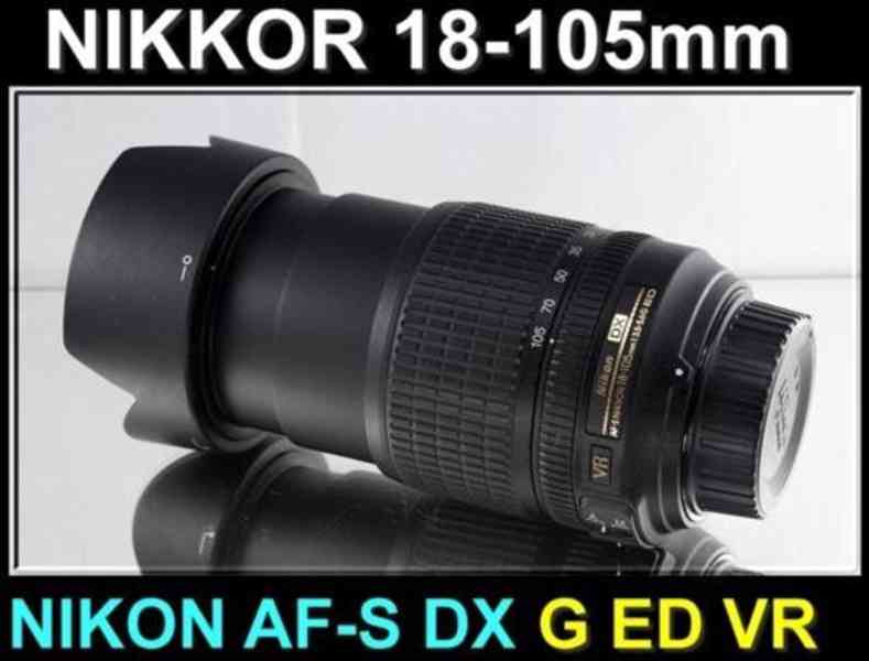 NIKON AF-S DX NIKKOR 18-105mm 1:3.5-5.6 G ED VR* - foto 1