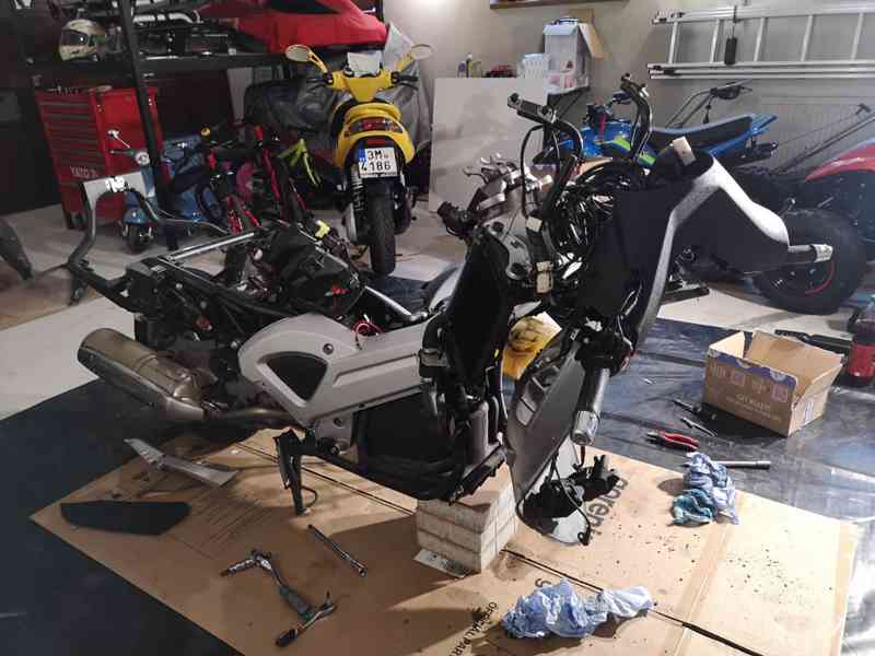 Malaguti Spidermax 500RS po velkém servisu - foto 33