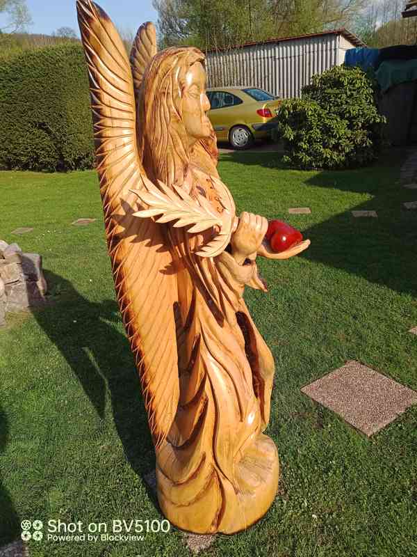 Dřevěné sochy - Anděl  - foto 5
