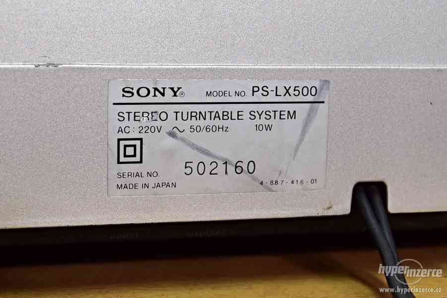 SONY PS-LX500 Lineartracking Direct Drive Gramofon - foto 3