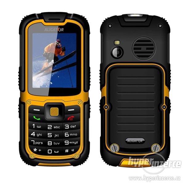 Mobilní telefon Aligator R11 eXtremo - černý/žlutý - foto 1