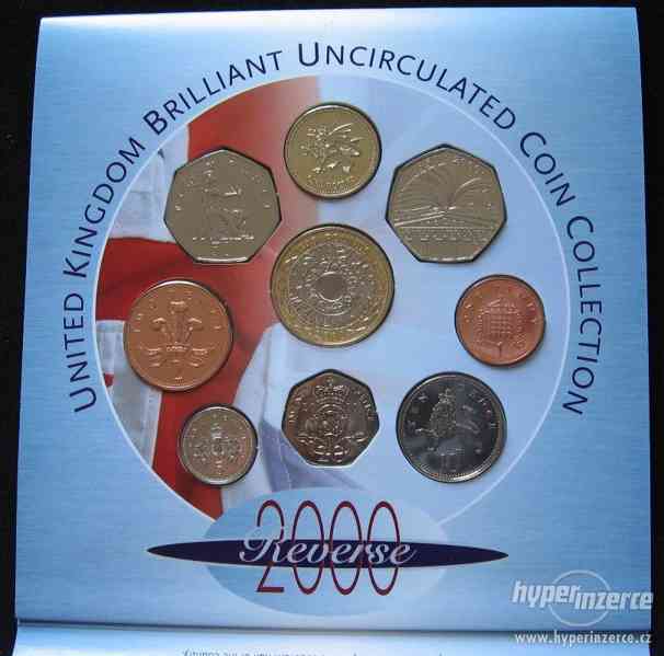 Velká Británie 2000 sada 9 mincí Velké Británie (brilliant - foto 2