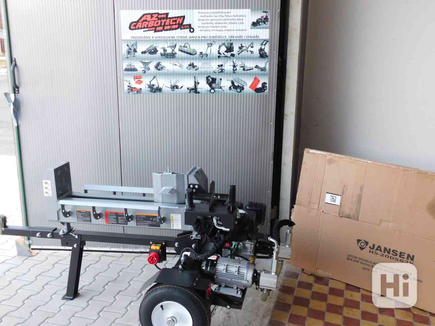 Jansen HS-20DS63K Benzínový + elektrický motor, 20 t, 60 cm  - foto 1