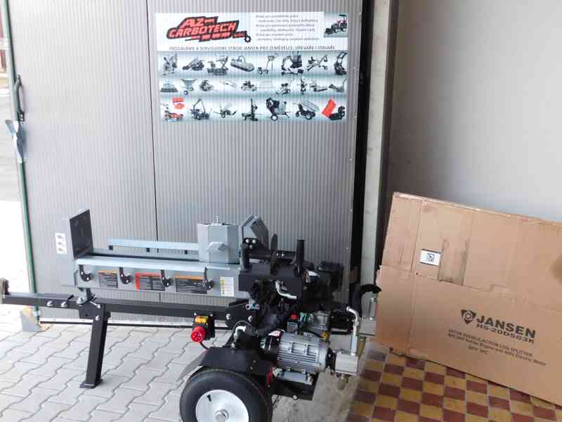 Jansen HS-20DS63K Benzínový + elektrický motor, 20 t, 60 cm  - foto 1