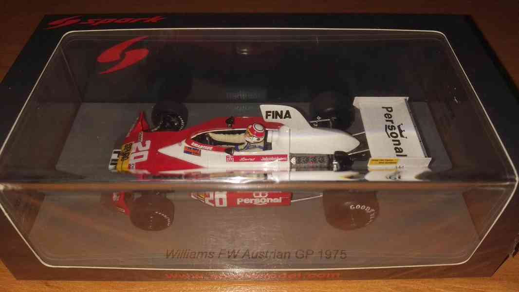 F1 Williams FW03 #20 Jo Vonlanthen 1975 Spark S7489 1:43 - foto 2