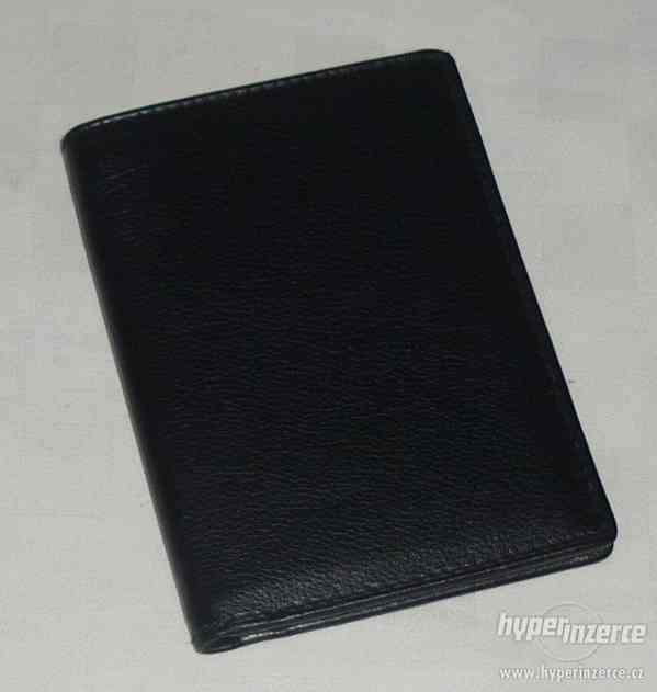 Černá kožená peněženka - nová - foto 1