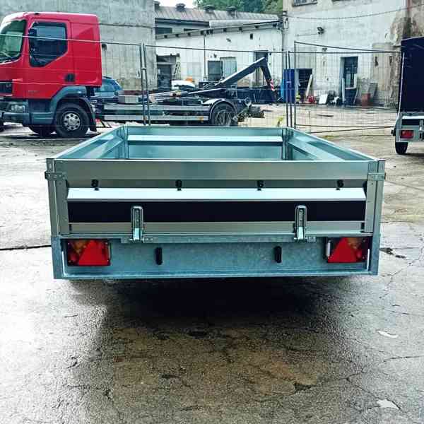 Přívěsný vozík profi NOVÝ 3,0m x1,50, svařovaný rám, DPH - foto 8
