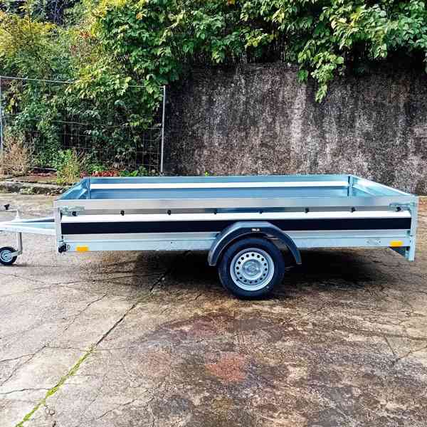 Přívěsný vozík profi NOVÝ 3,0m x1,50, svařovaný rám, DPH - foto 6