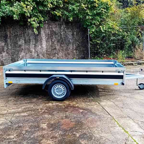 Přívěsný vozík profi NOVÝ 3,0m x1,50, svařovaný rám, DPH - foto 3