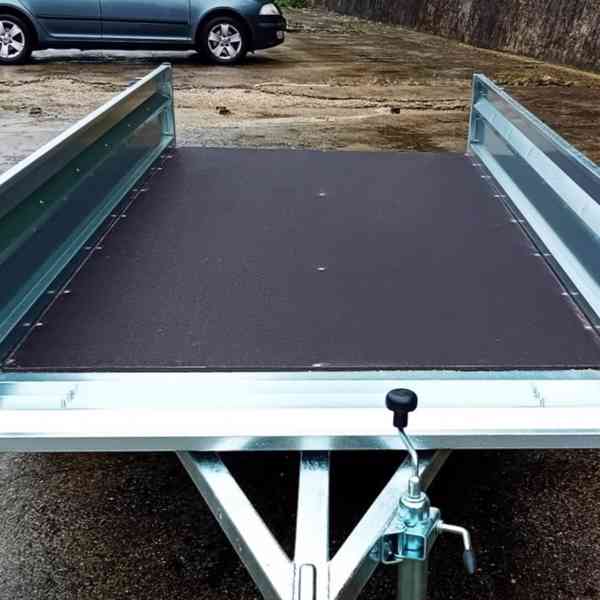 Přívěsný vozík profi NOVÝ 3,0m x1,50, svařovaný rám, DPH - foto 11