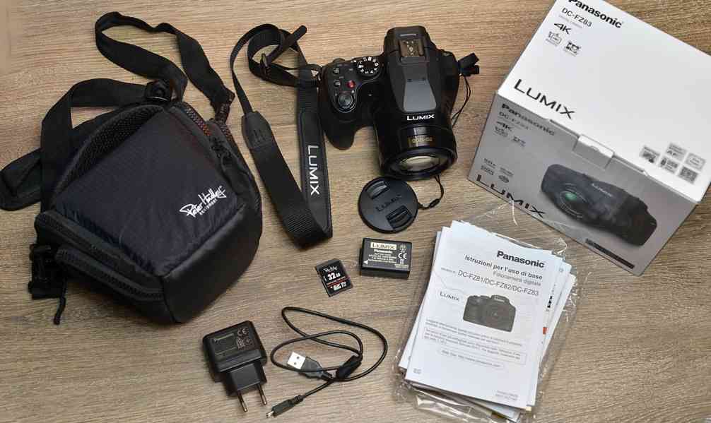 Panasonic Lumix DMC-FZ 83 *60x O.Zoom*4K*WIFI*BAG* - foto 3