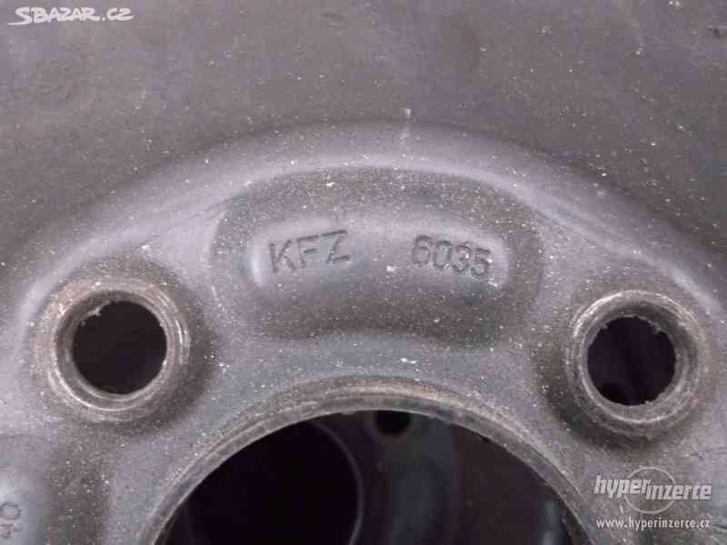 Plechové disky 14" včetně letních pneu 185/65 - foto 5