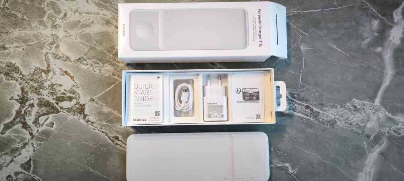 Samsung bezdrátová nabíječka Trio EP-P6300 bílá - foto 5