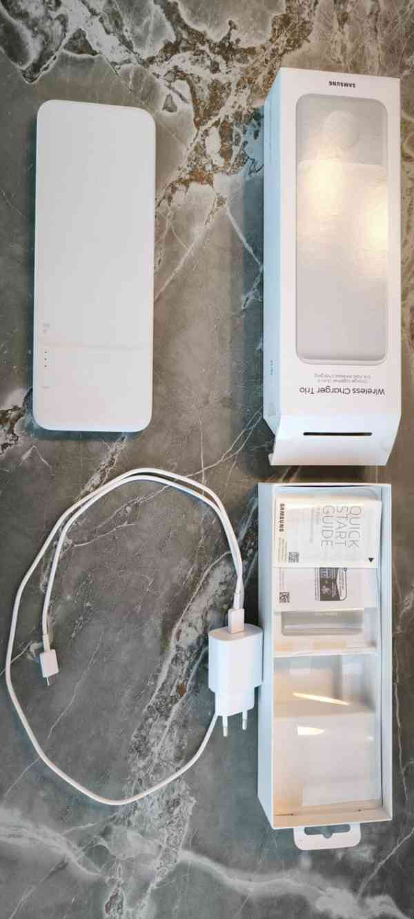 Samsung bezdrátová nabíječka Trio EP-P6300 bílá - foto 6