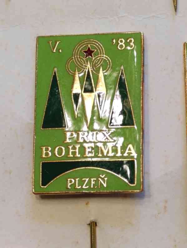 Sběratelský odznak Prix Bohemia Plzeň V. 83
