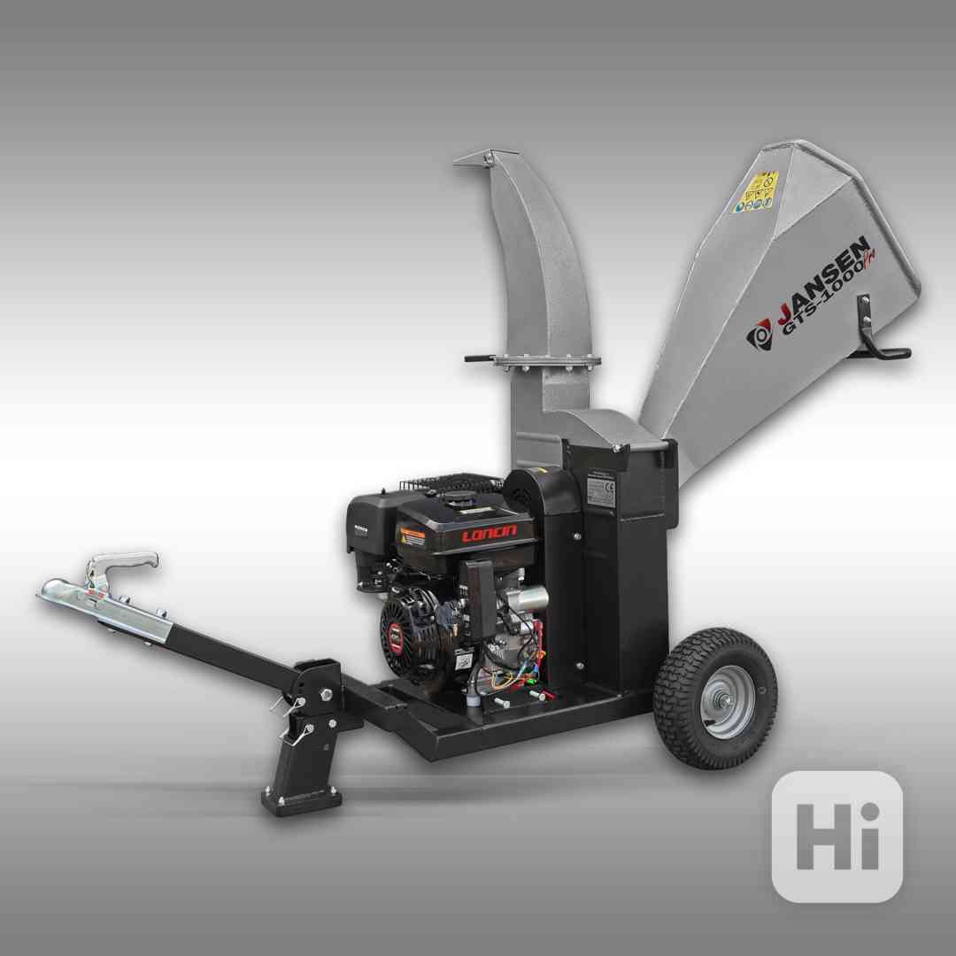 Jansen GTS-1000pro drvič - štiepkovač konárov - foto 1