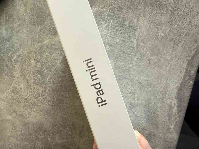 NOVÝ Apple iPad mini (2024) Wi-Fi 128 GB - space Gray - foto 2