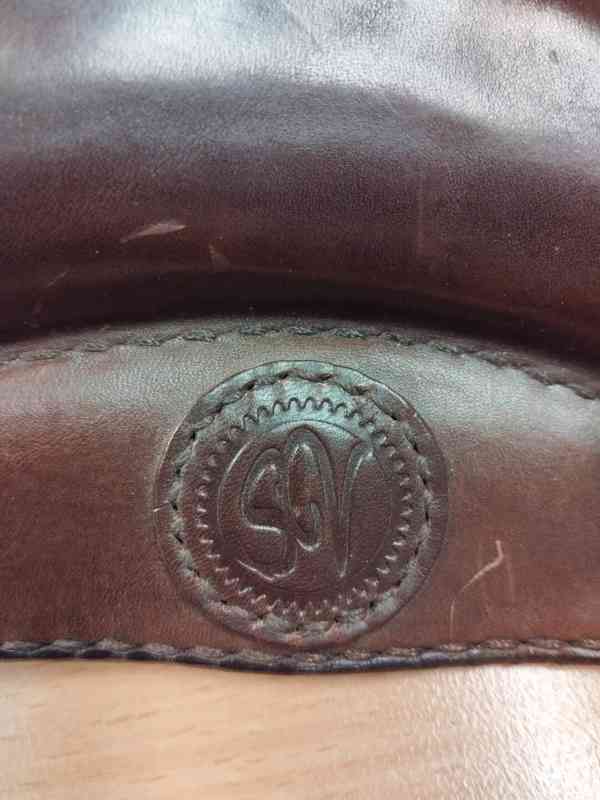 Ručně dělané kožené cyklistické sedlo - foto 2