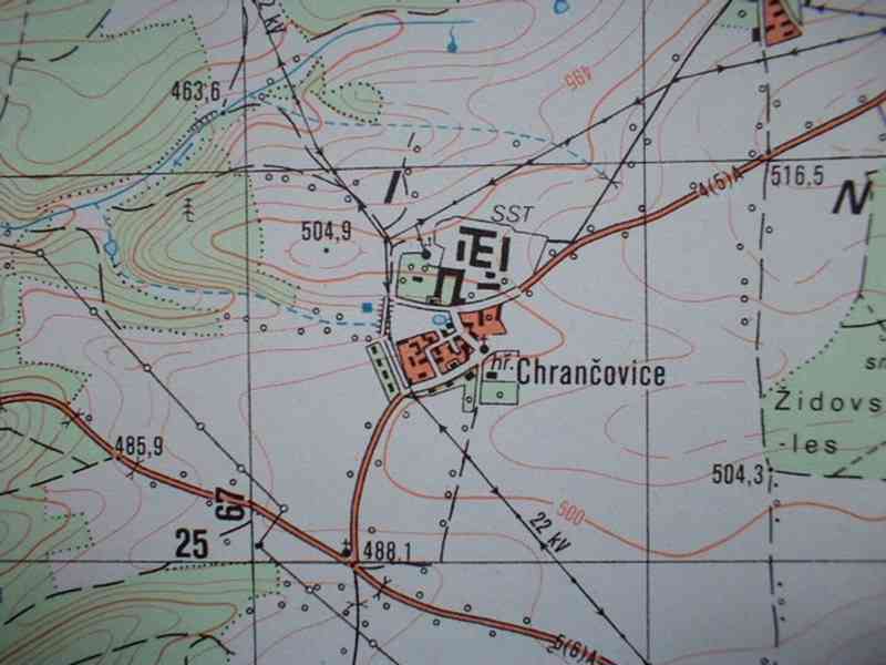 Vojenská profesionální tajná mapa Všeruby 1:25 - foto 8