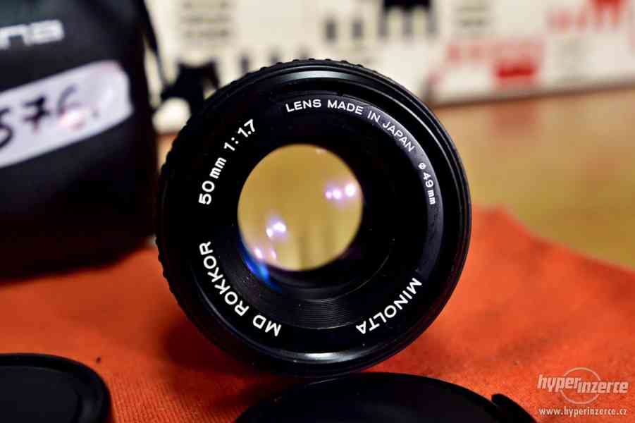 MINOLTA MD ROKKOR 50mm 1:1.7 Lens made in Japan - foto 1