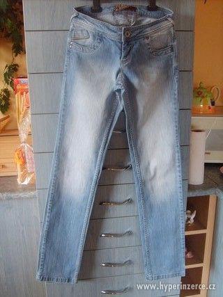 bokovky,skinny,roury,úzké nohavice-nové džíny - foto 6