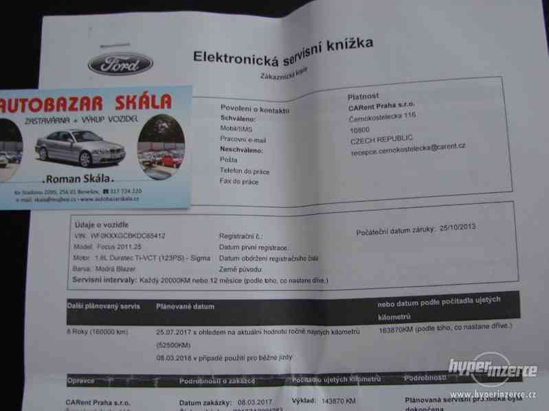 Ford Focus 1.6Ti r.v.2013 automat 2.Maj.serv.kníž.ČR (DPH) - foto 20