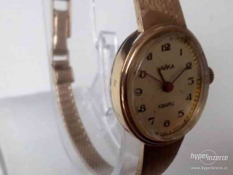 Starožitné dámské hodinky Čajka (Chaika) - foto 2