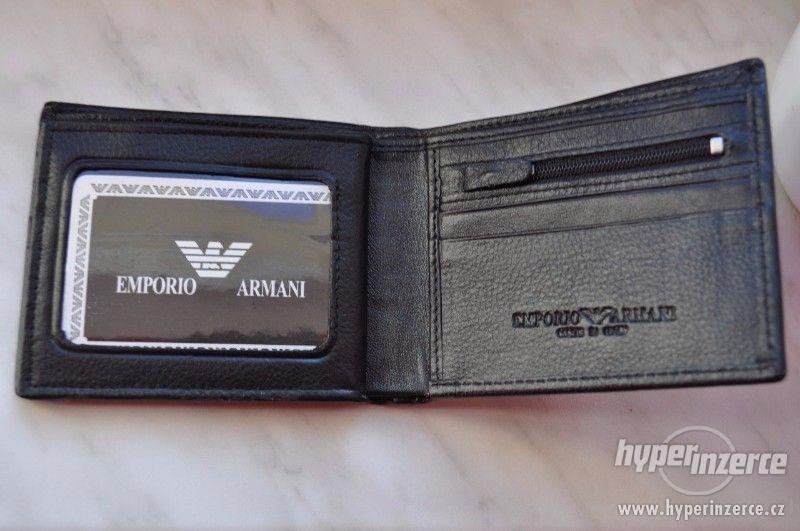 ***ARMANI*** pánská kožená peněženka - foto 3