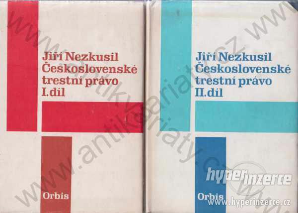 Československé trestní právo, 1. a 2. díl Nezkusil - foto 1