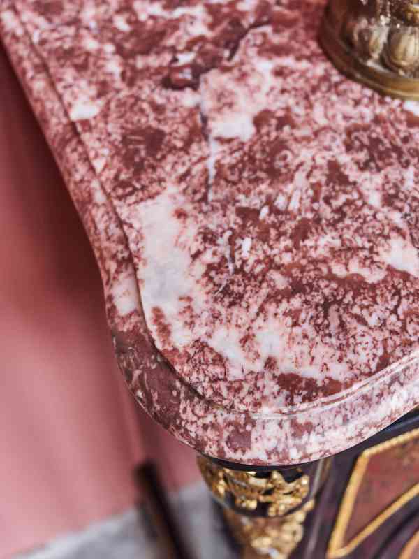 Komoda Boulle s mramorovou deskou - foto 6