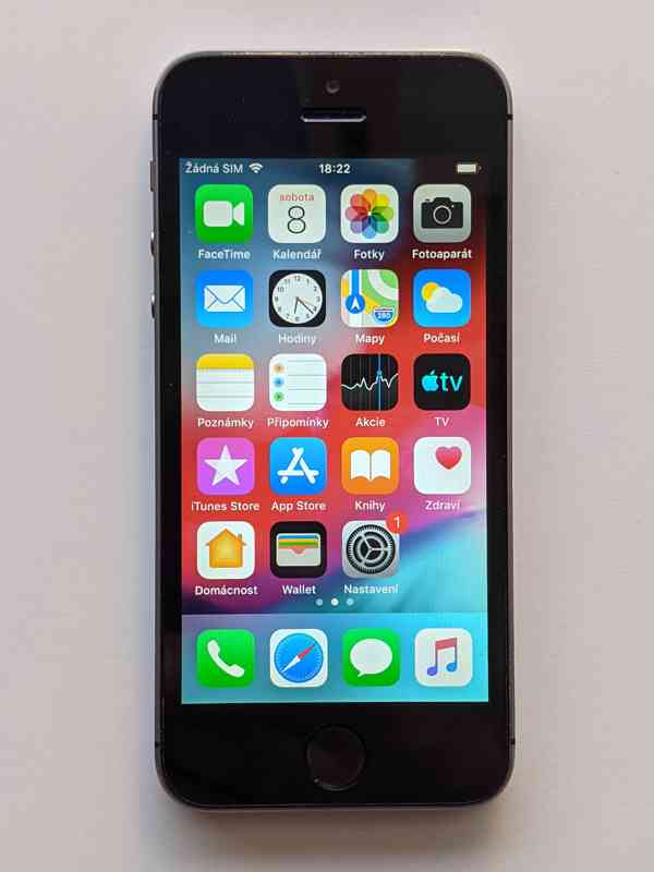 iPhone 5s 16GB šedý, baterie 92% záruka 6 měsícu