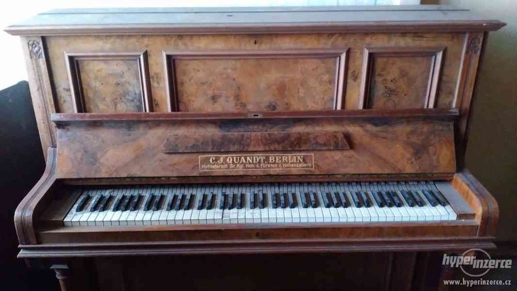 Starožitné piano C.J. Quandt Berlin - foto 1