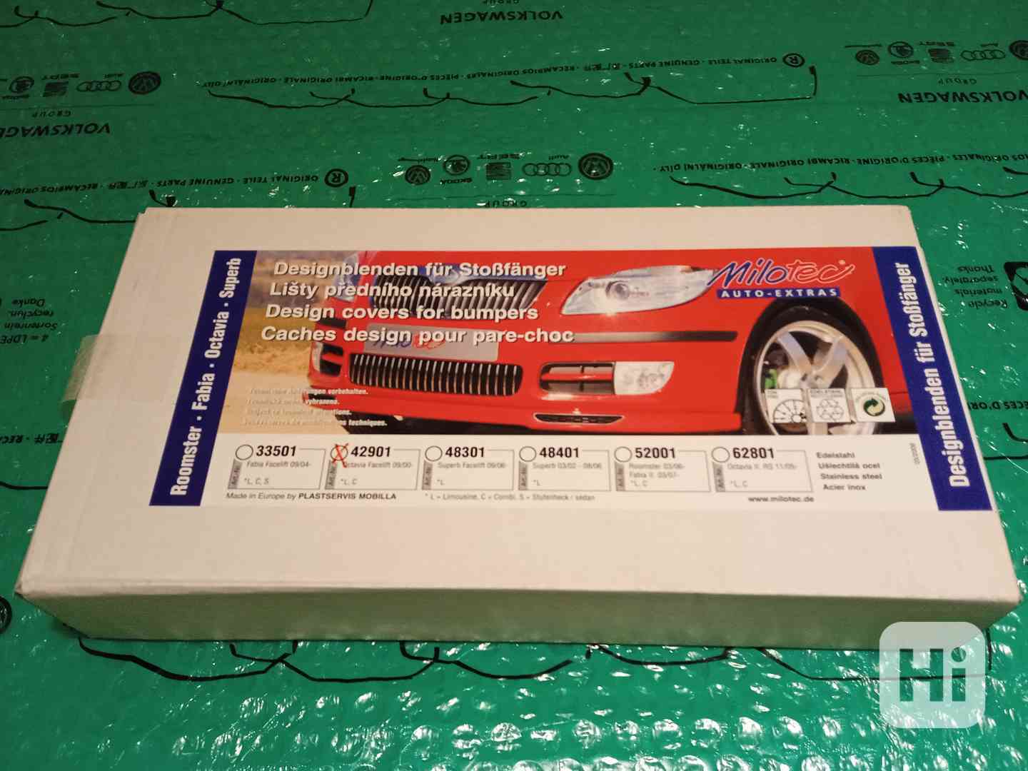 Lišty předního nárazníku Škoda Octavia I Facelift od 09/2000 - foto 1