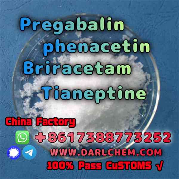 pregabalin Briracetam Tianeptine raw Powder 148553-50-8 Hot - foto 3