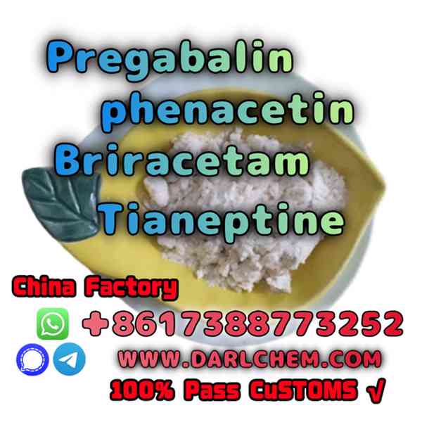 pregabalin Briracetam Tianeptine raw Powder 148553-50-8 Hot - foto 2
