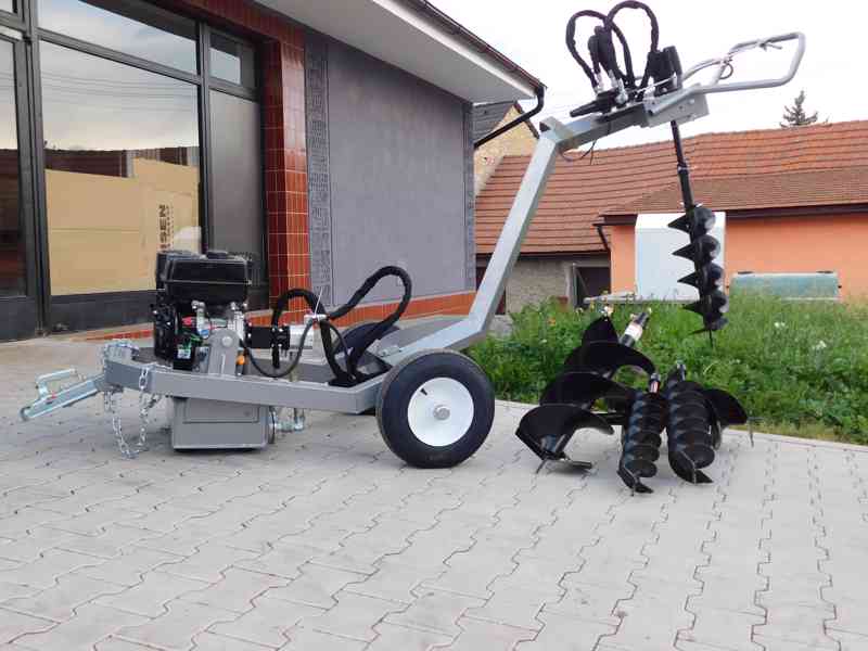 Jansen PB-100 Hydraulická benzínová vrtačka - foto 3