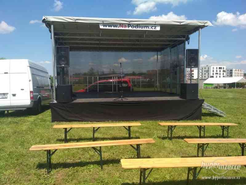 Pódium, podium, stage, 6x6m 6x4m - foto 2
