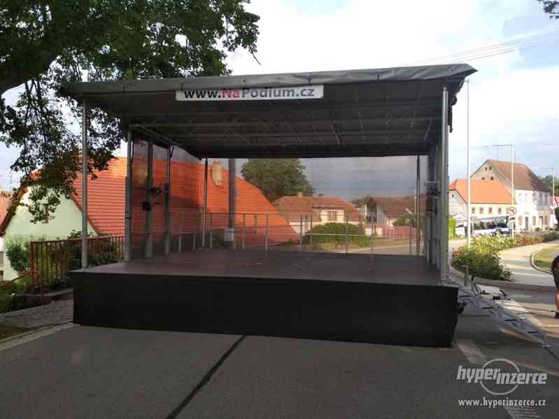 Pódium, podium, stage, 6x6m 6x4m - foto 4