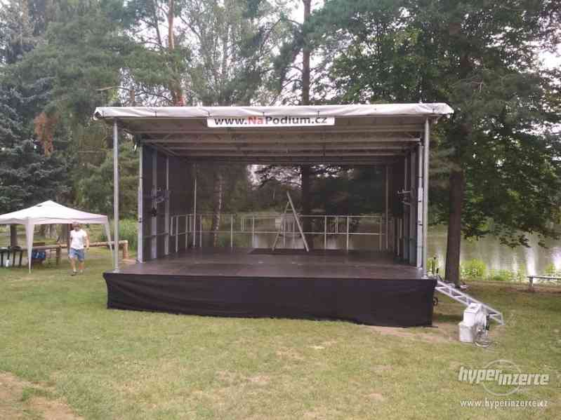 Pódium, podium, stage, 6x6m 6x4m - foto 6