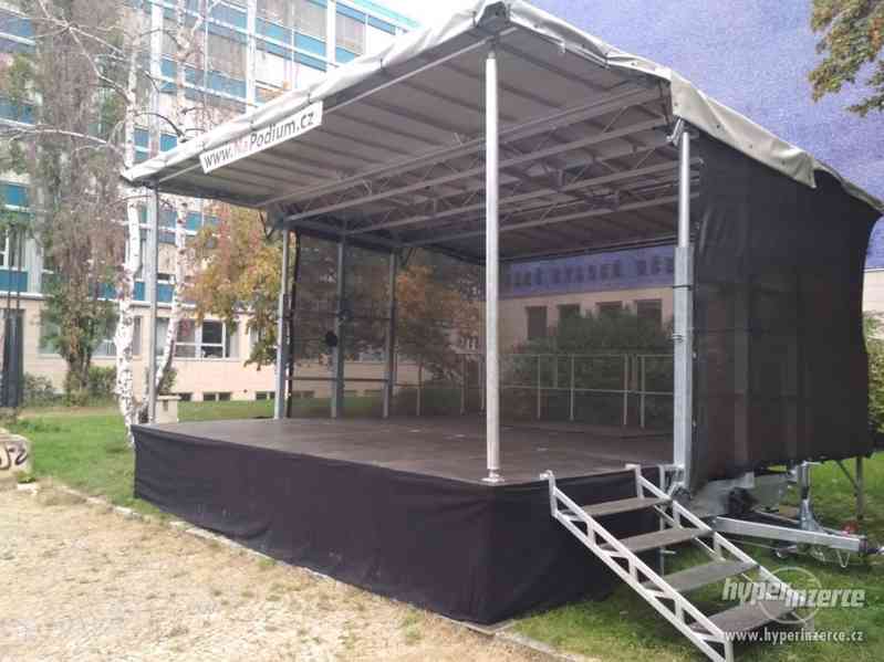 Pódium, podium, stage, 6x6m 6x4m - foto 13