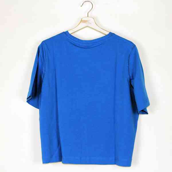 Weekday - Dámské basic tričko modré barvy Trish Velikost: M - foto 10
