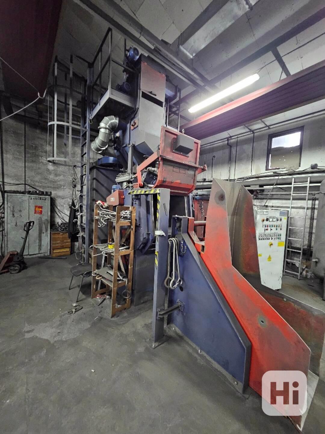 Bubnový tryskač s gumovým pásem a magnetickýnm separátorem. - foto 1