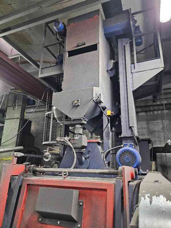 Bubnový tryskač s gumovým pásem a magnetickýnm separátorem. - foto 6