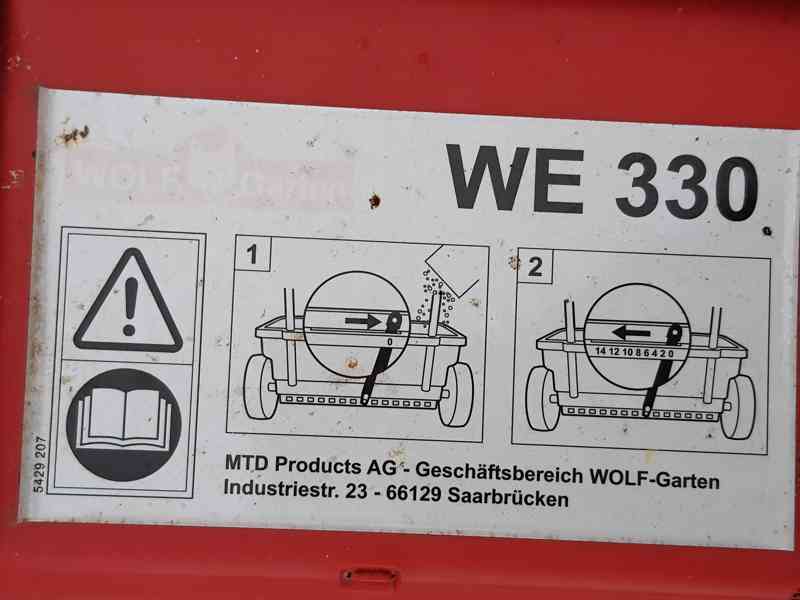 Aplikační vozík WOLF-Garten WE 330 - foto 5