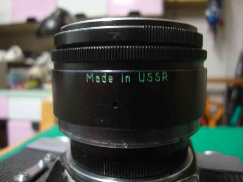 Foto fotoaparát Zenit-E objektiv HELIOS 44-2 2/58MM pouzdro - foto 11