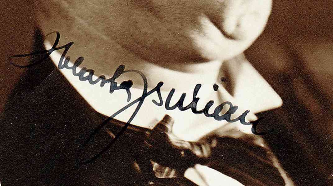 Vlasta Burian autogram, 30. léta, top stav - foto 3