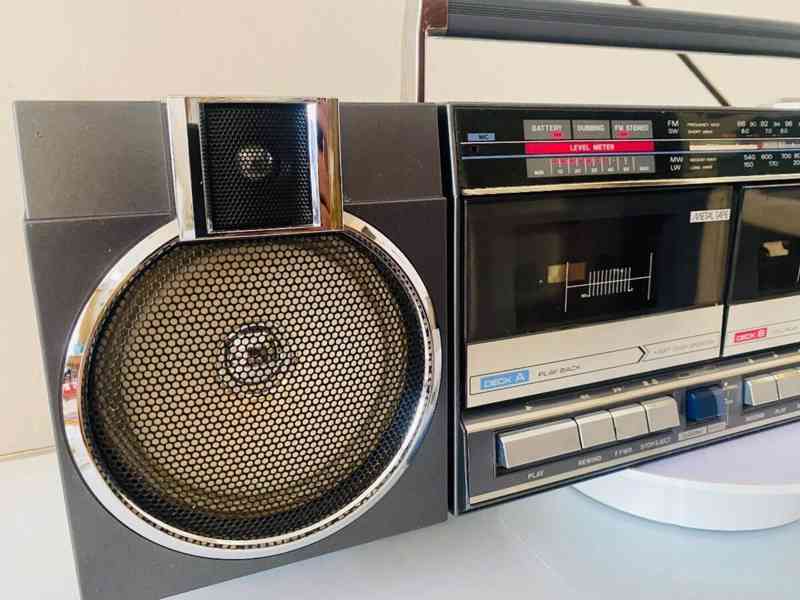 Radiomagnetofon Sanyo M-W22LU, rok 1985 - foto 14