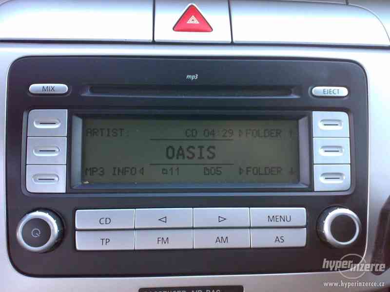 Volkswagen Orig Autorádio RCD 300 MP3. - foto 1