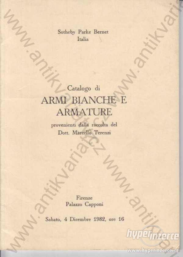 Catalogo di Armi Bianche E Armature Sotheby  1982 - foto 1